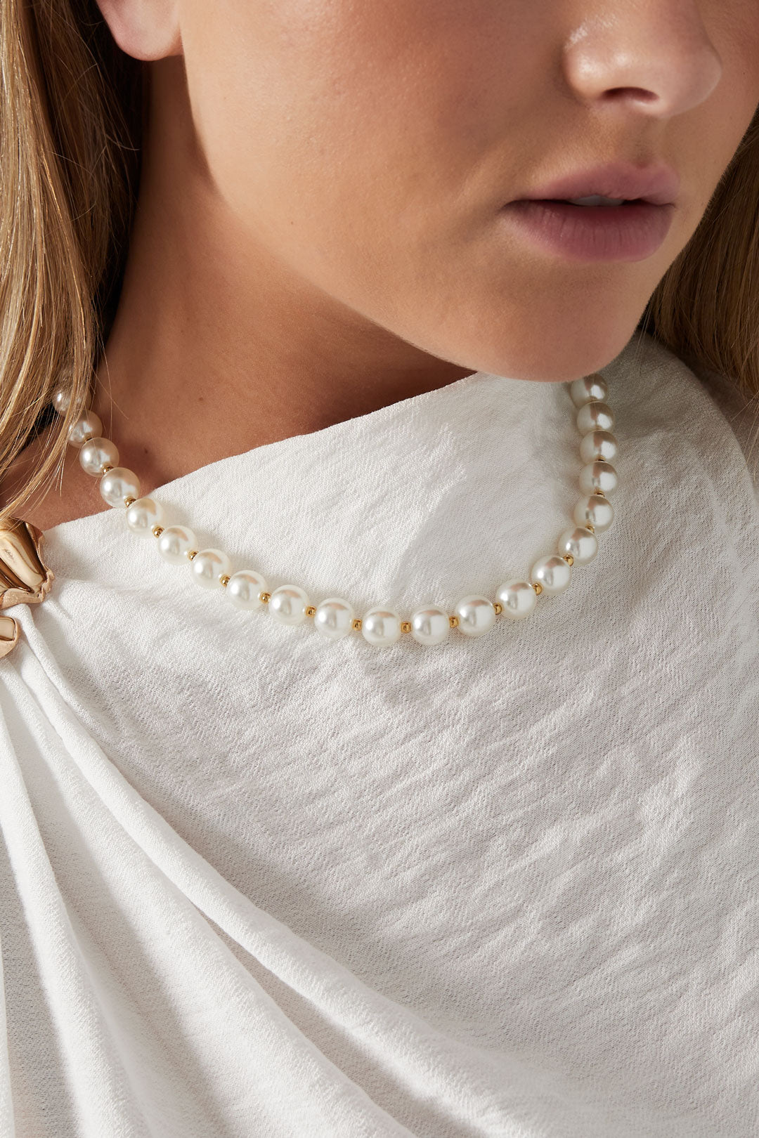 Collier de perles pour femme en acrylique – multicolore – fantaisie – photo 2