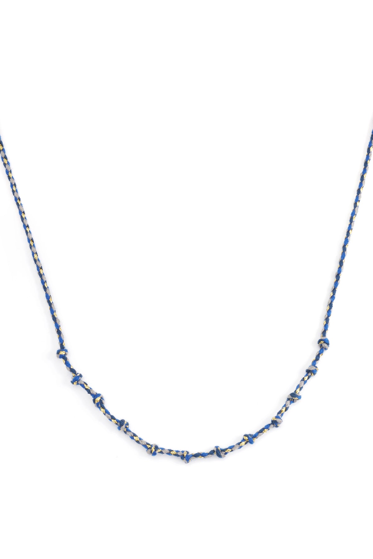Katoenen swirl ketting DIY