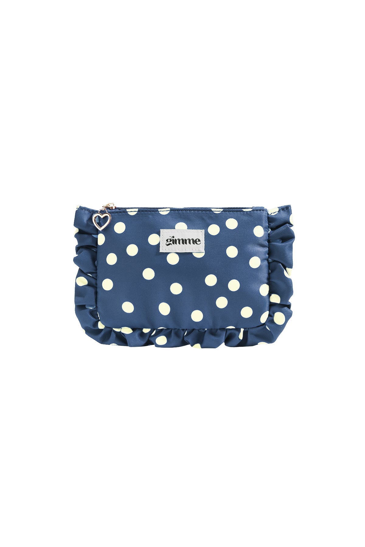 Make-uptasje van polyester met stippen in zes kleuren – productfoto 4