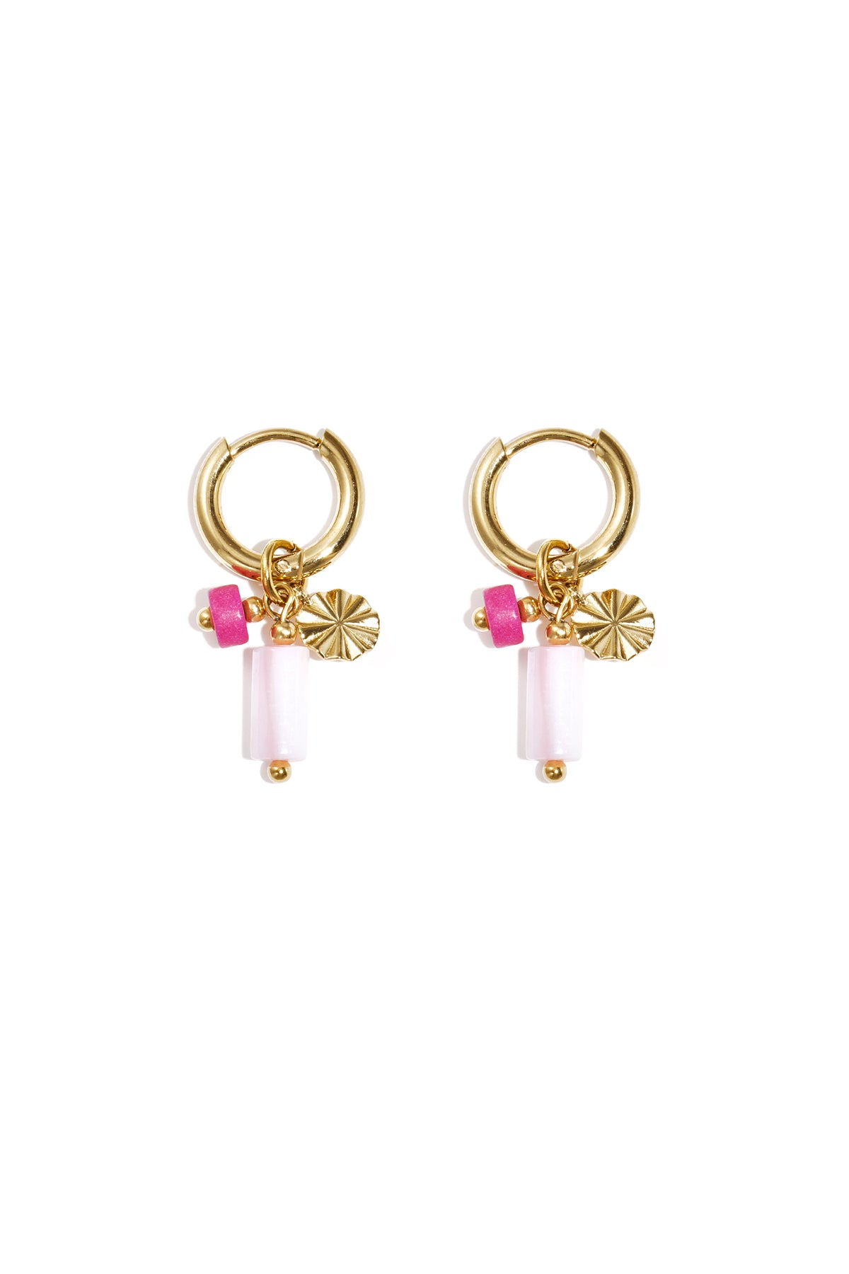 Boucles d'oreilles pendantes en acier inoxydable pour femmes de forme organique – plusieurs couleurs