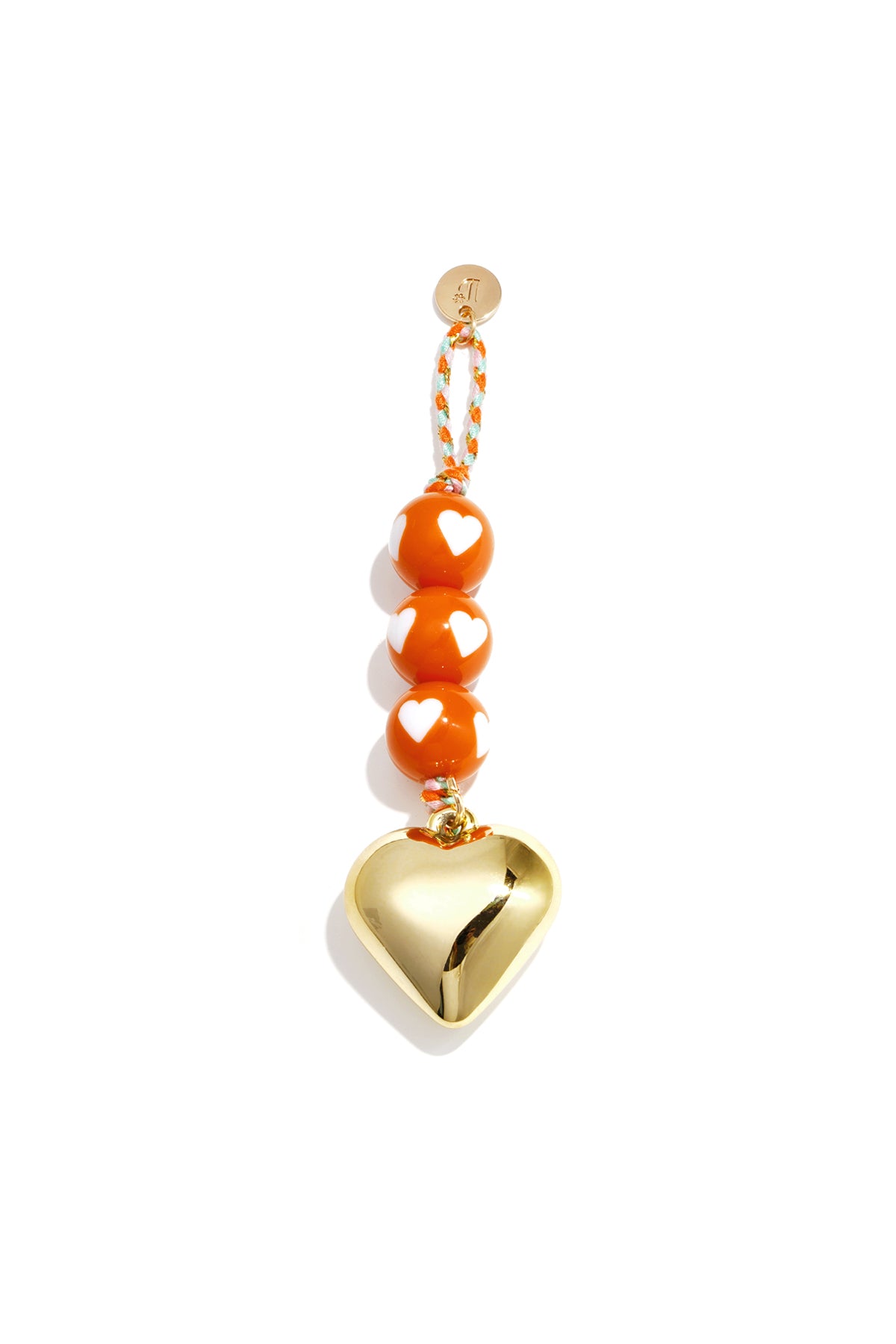 Tasbedeltjes in hartvorm, casual, acryl, dagelijkse accessoires