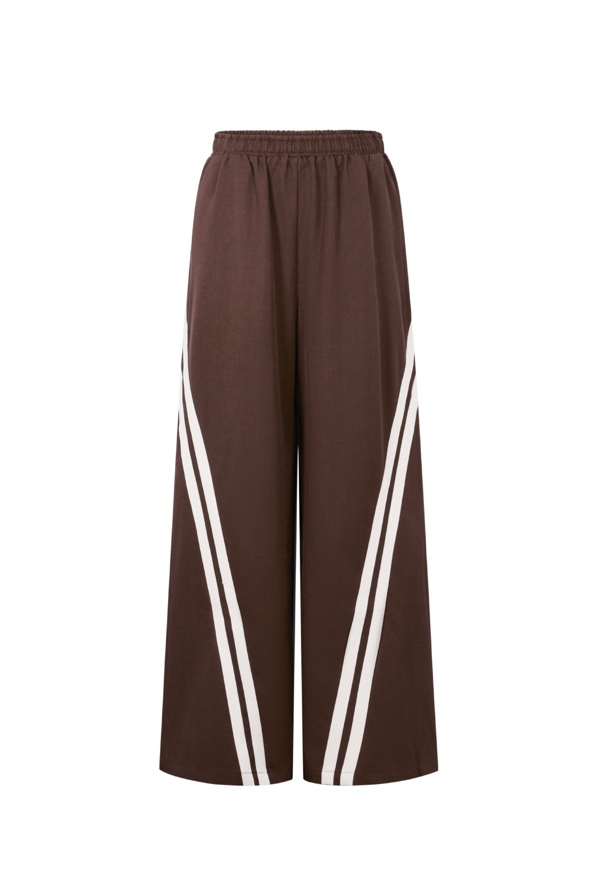 Dames sportieve gestreepte broek van polyester – productfoto 10