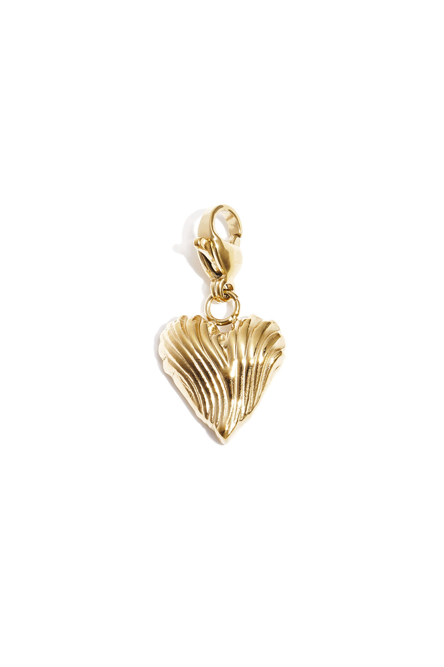 Composant de bijoux en acier inoxydable 304 en forme de cœur – couleur or