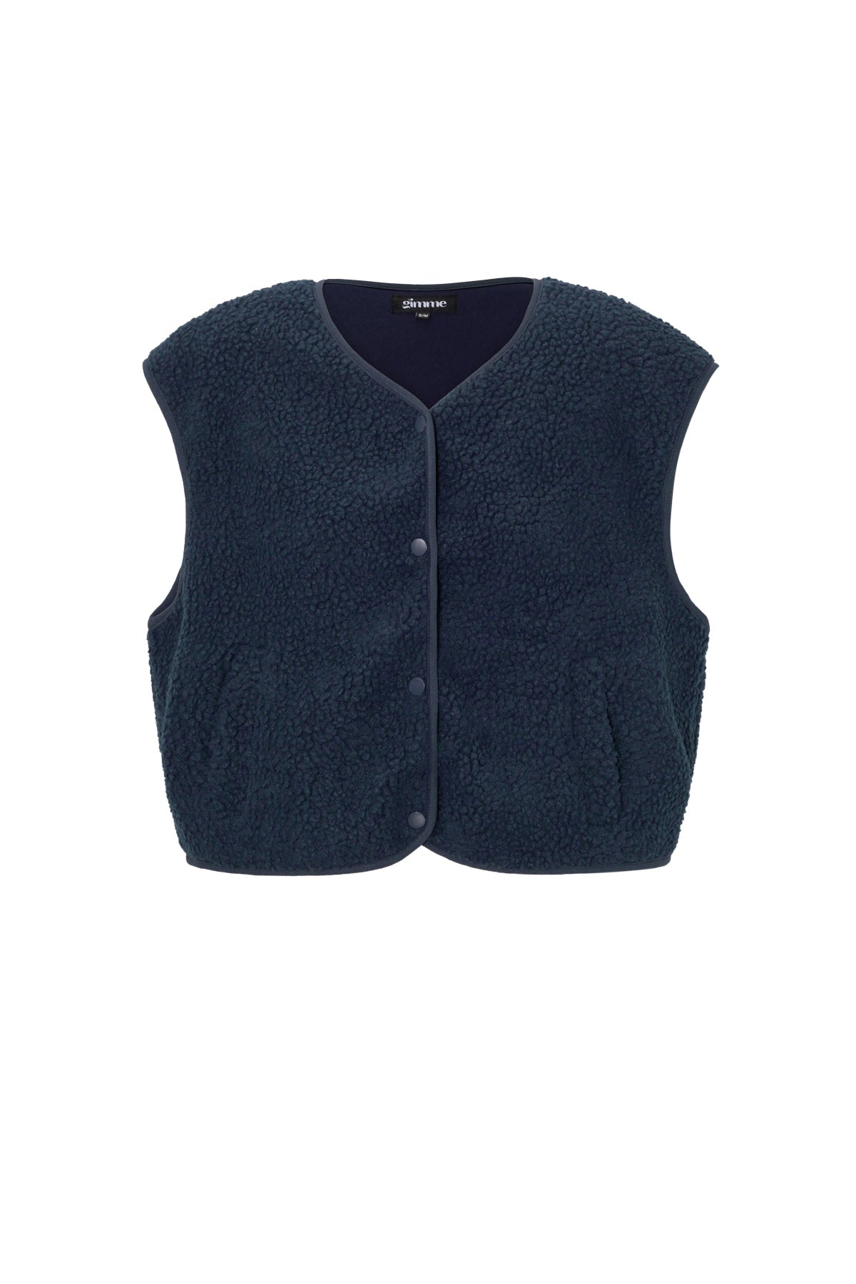 Women's waistcoat with round neck and slim fit – image 18