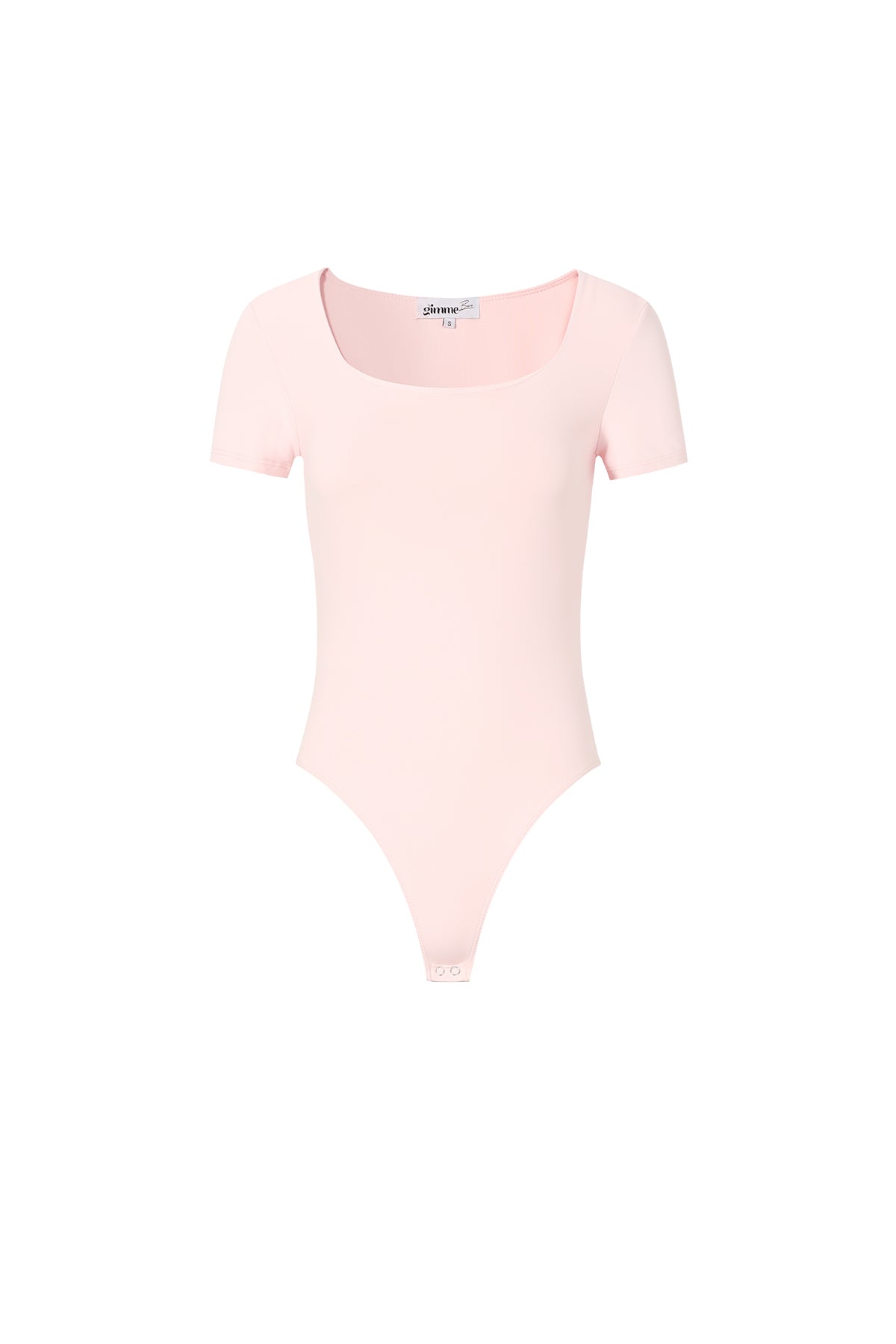 Dames basic body van gebreid nylon in twee effen kleuren – productfoto 6