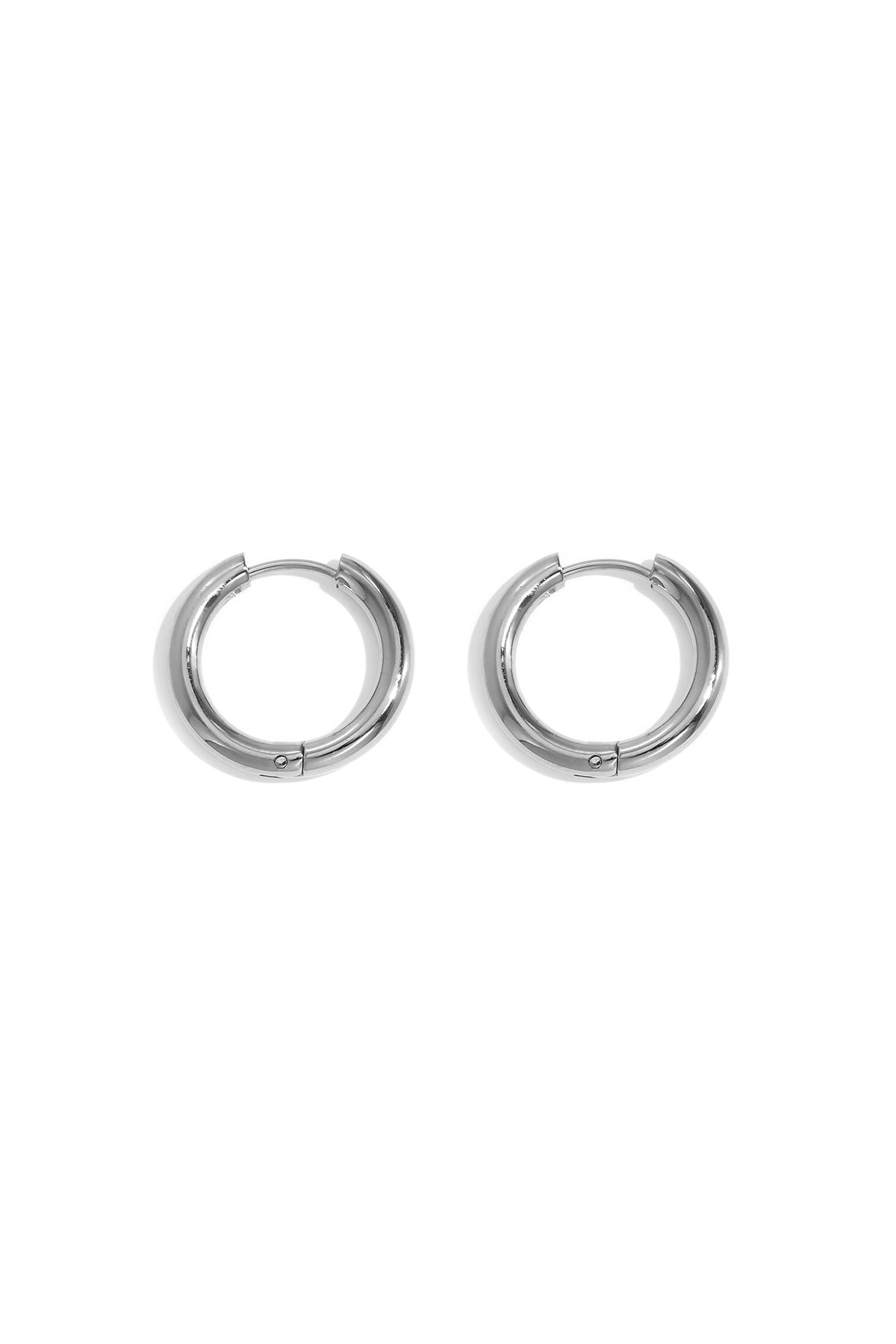 Creolen simpel XL Goud kleur Stainless Steel