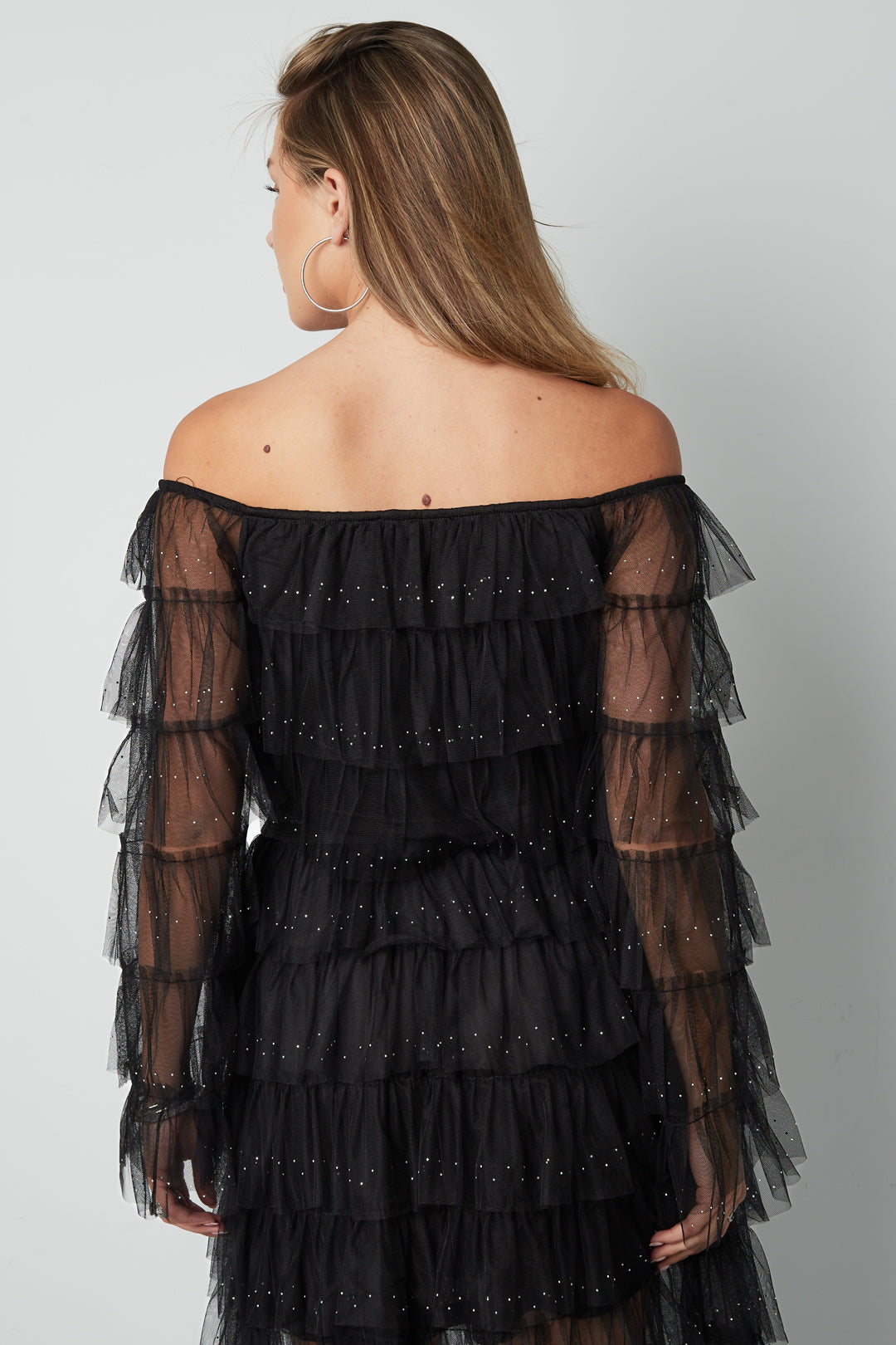 Geweven Polyester Vrouwen Lange Mouw Top Lente/Zomer Eenvoudige Kleur
