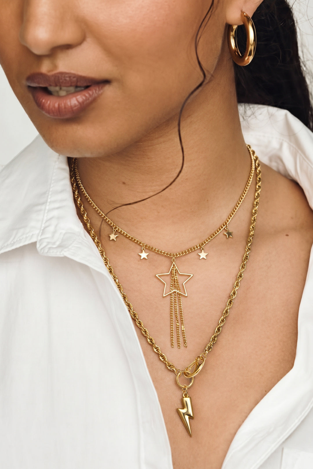 Bliksem hanger ketting