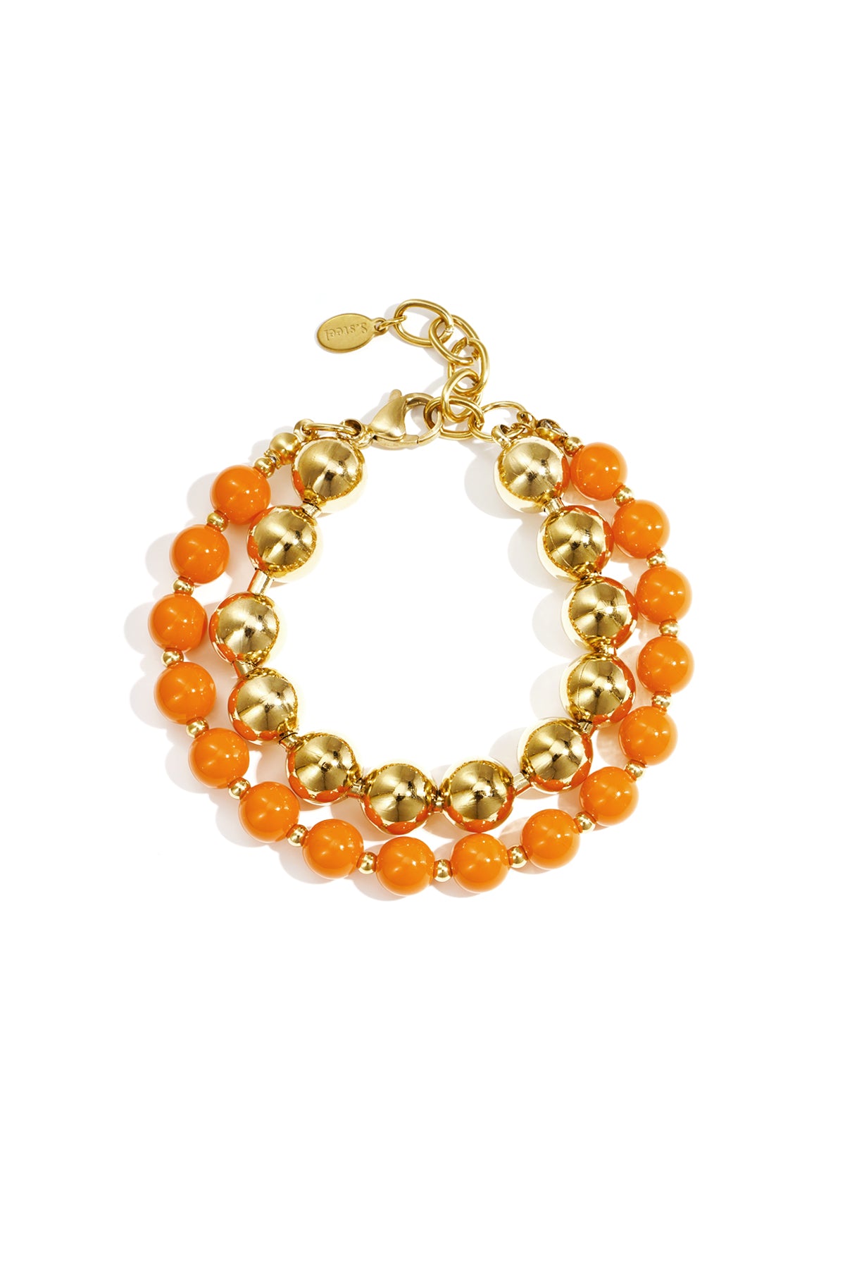 Stainless Steel Beaded Bracelet for Women – Multiple Colours – image 12