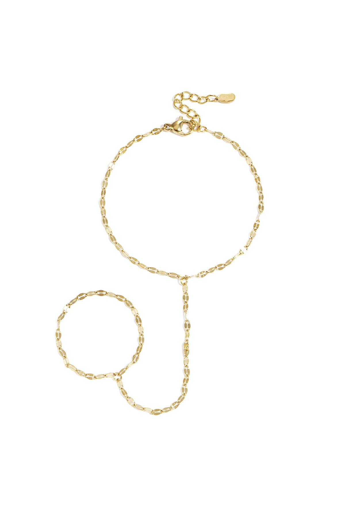 Handchain met chunky ketting