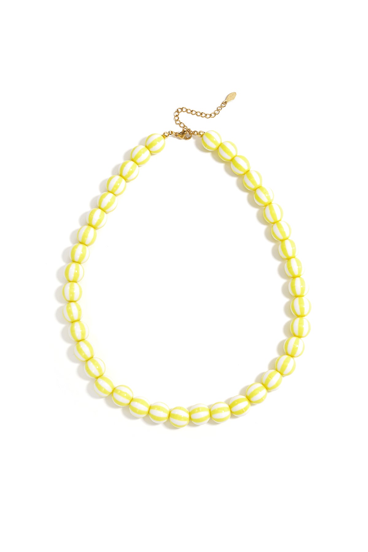 Kralenketting met gestreepte kralen