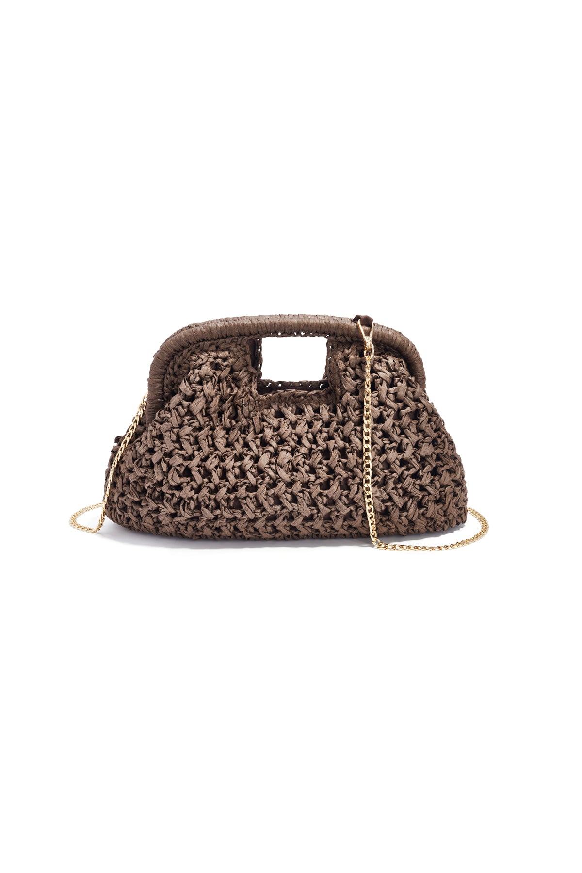 Sac de plage 100 % papier au design uni et détail tressé avec bouton-pression magnétique