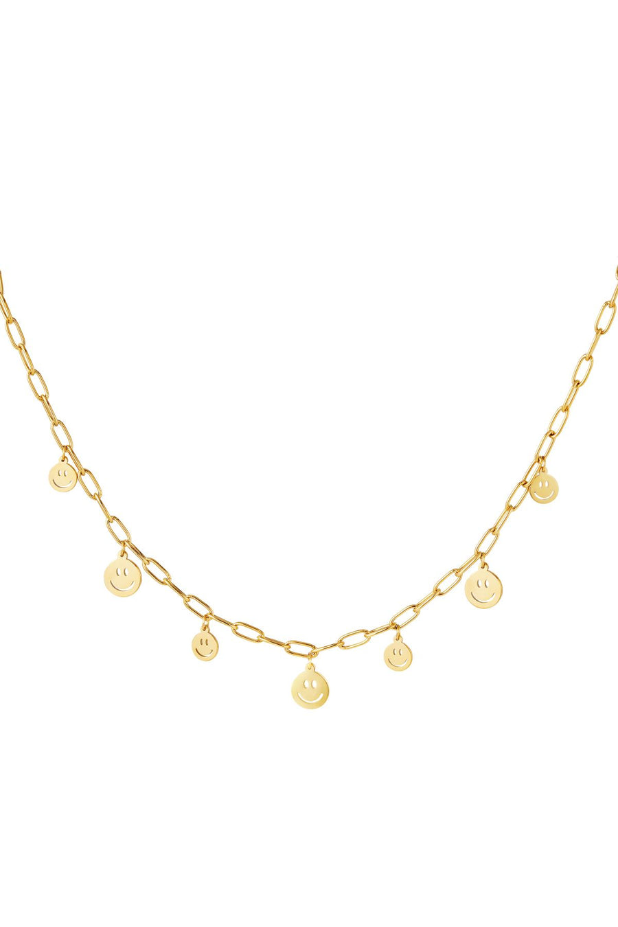 Collier pour femme avec pendentif en acier inoxydable – doré
