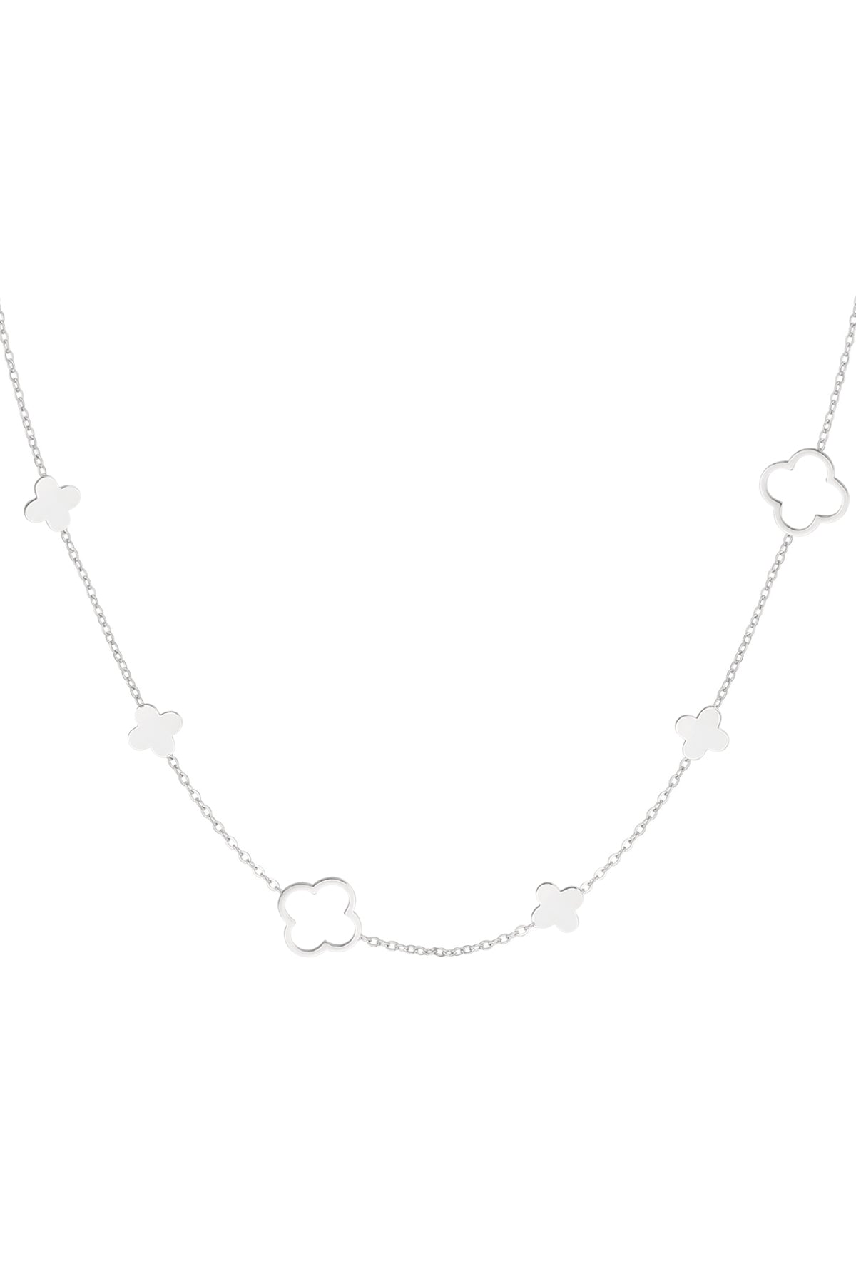 ketting verschillende klavertjes