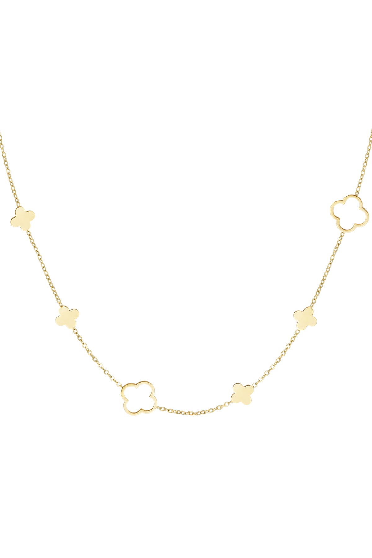 Stainless Steel Link Chain Necklace for Women – Gold and Silver Tone