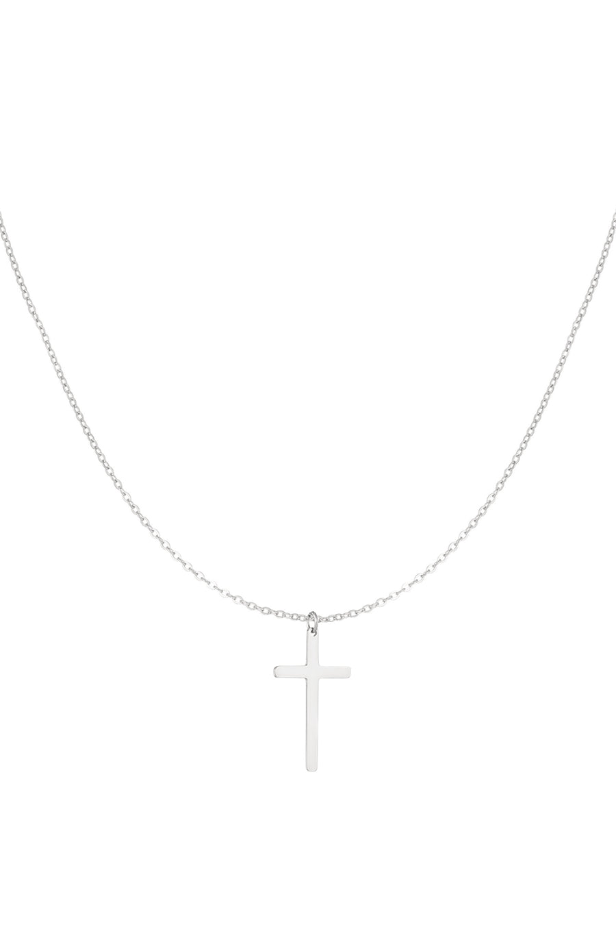Collier femme en acier inoxydable avec pendentif – couleur argent et couleur or