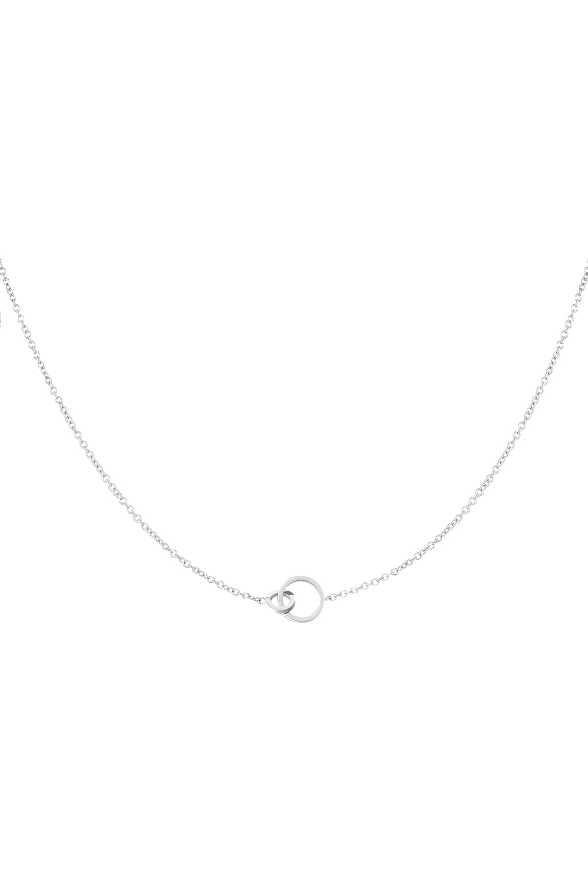 Stainless Steel Link Chain Necklace for Women with Link Detail – Gold-Colored