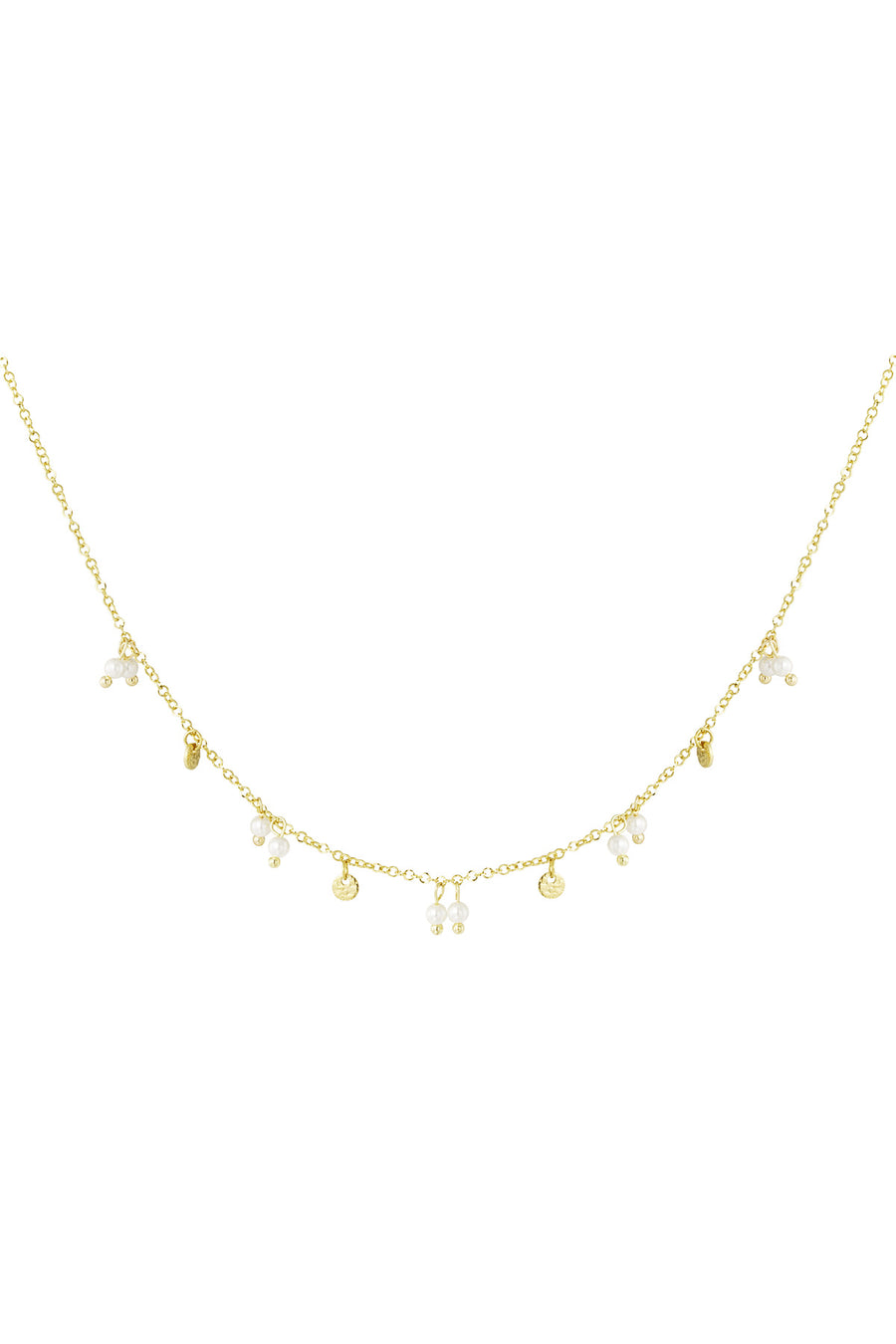 Collier femme en acier inoxydable avec pendentif – couleur or