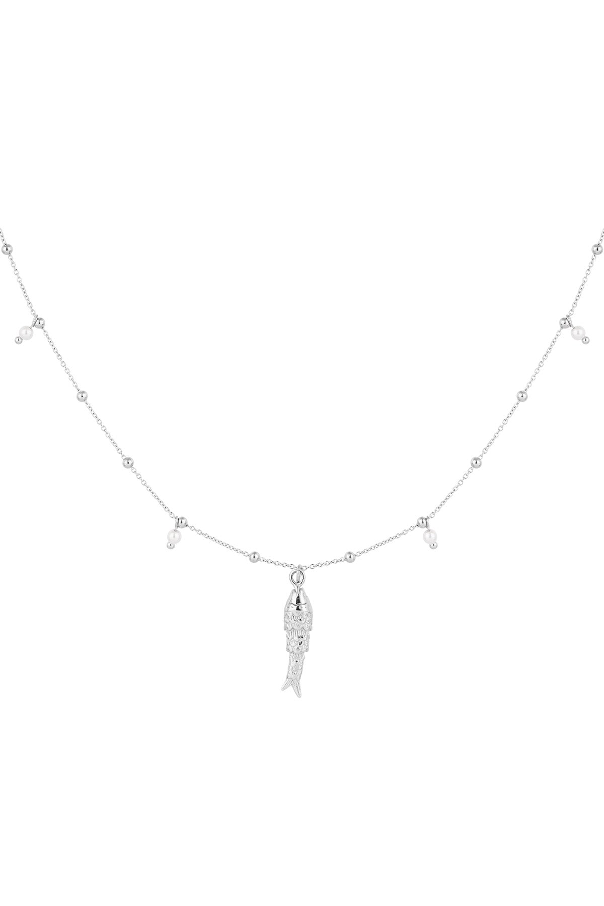 Basis ketting met vis - Zilverkleur