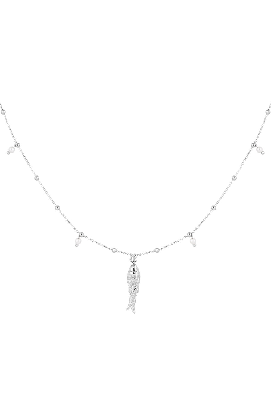 Basis ketting met vis - Zilverkleur