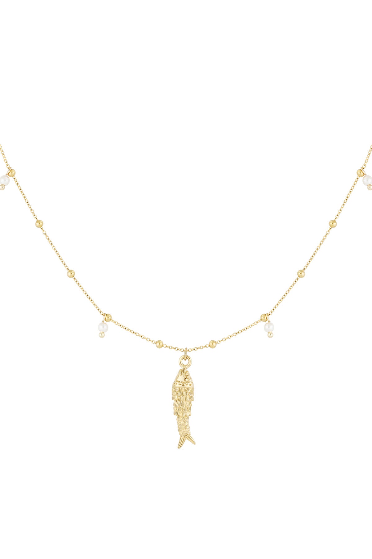 Basis ketting met vis - Zilverkleur