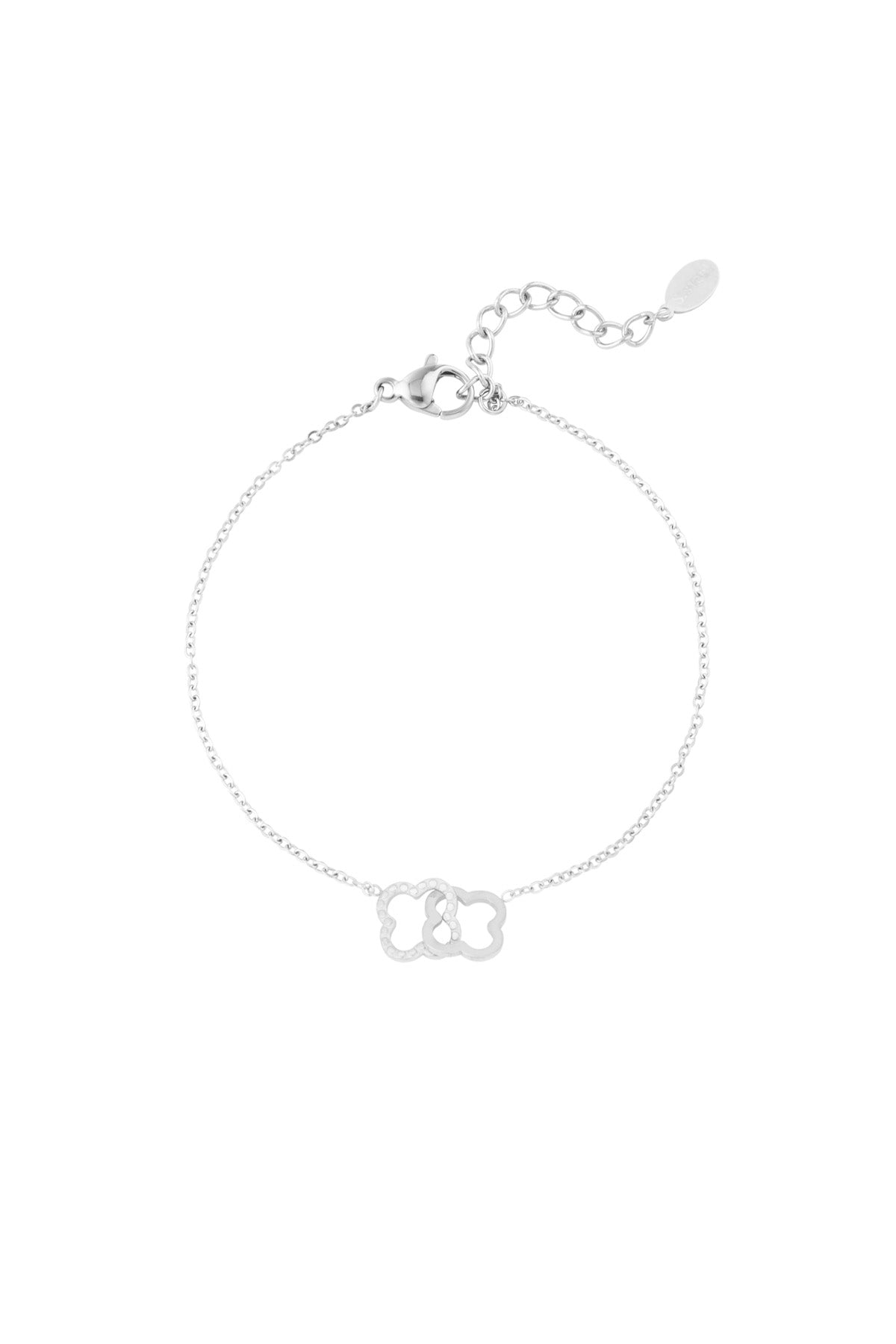 Bracelet à breloques pour femmes en acier inoxydable – doré et argenté