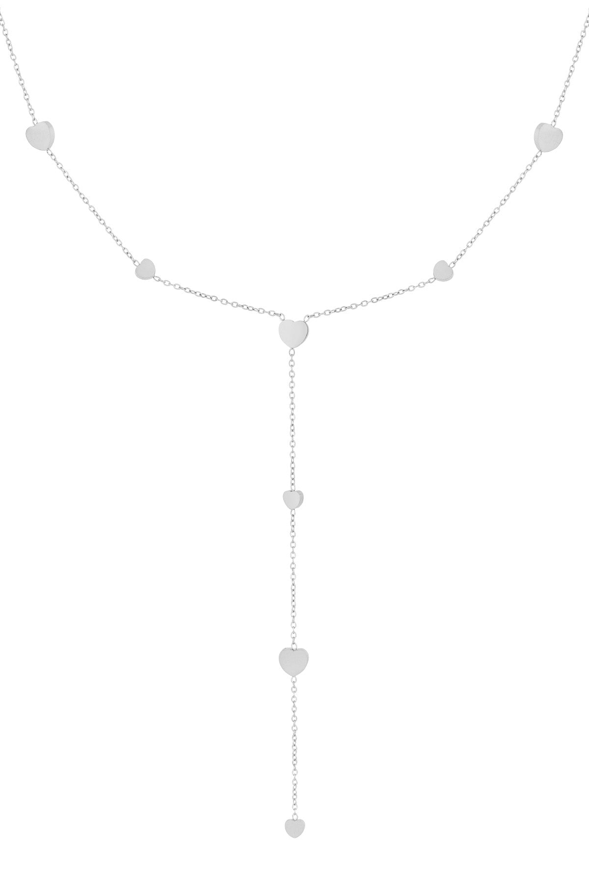 Collier femme avec pendentif cœur en acier inoxydable – doré
