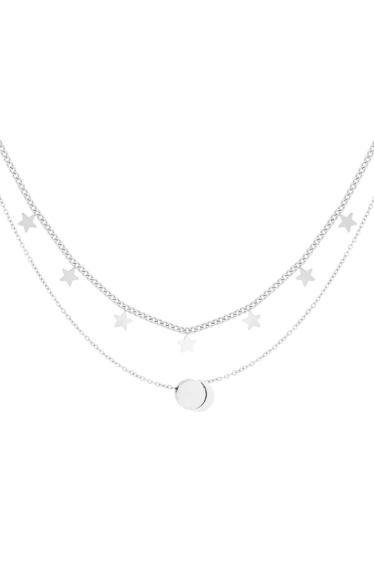 dubbele sterren ketting