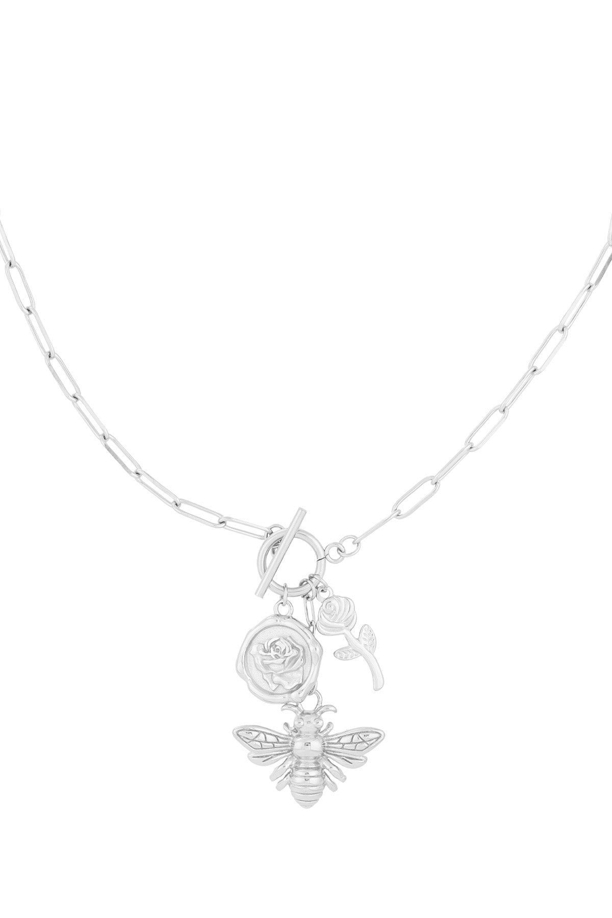 Collier pour femmes avec pendentif animal en acier inoxydable – couleur or