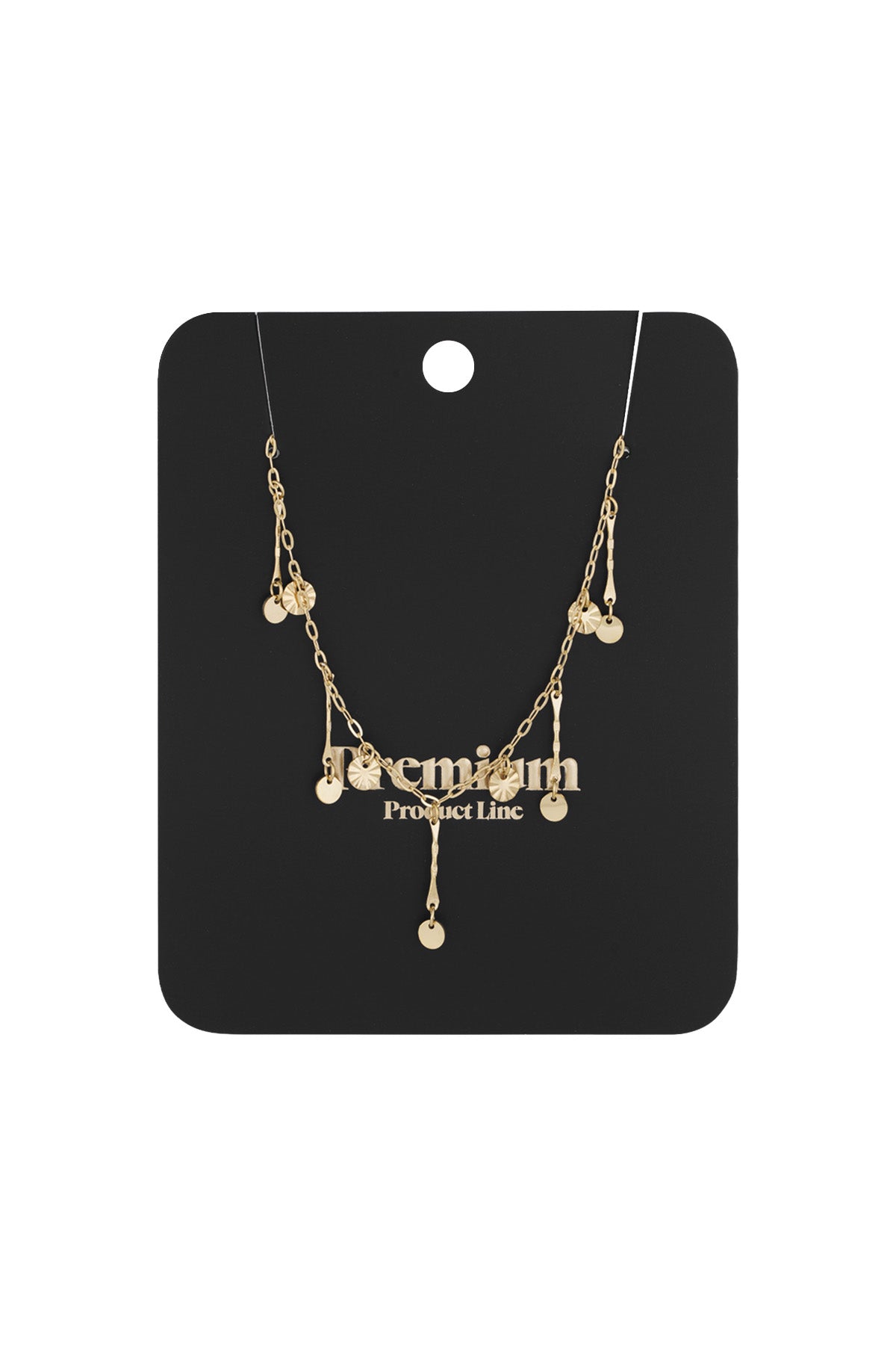 Golden Glimmer Necklace - Gold kleur