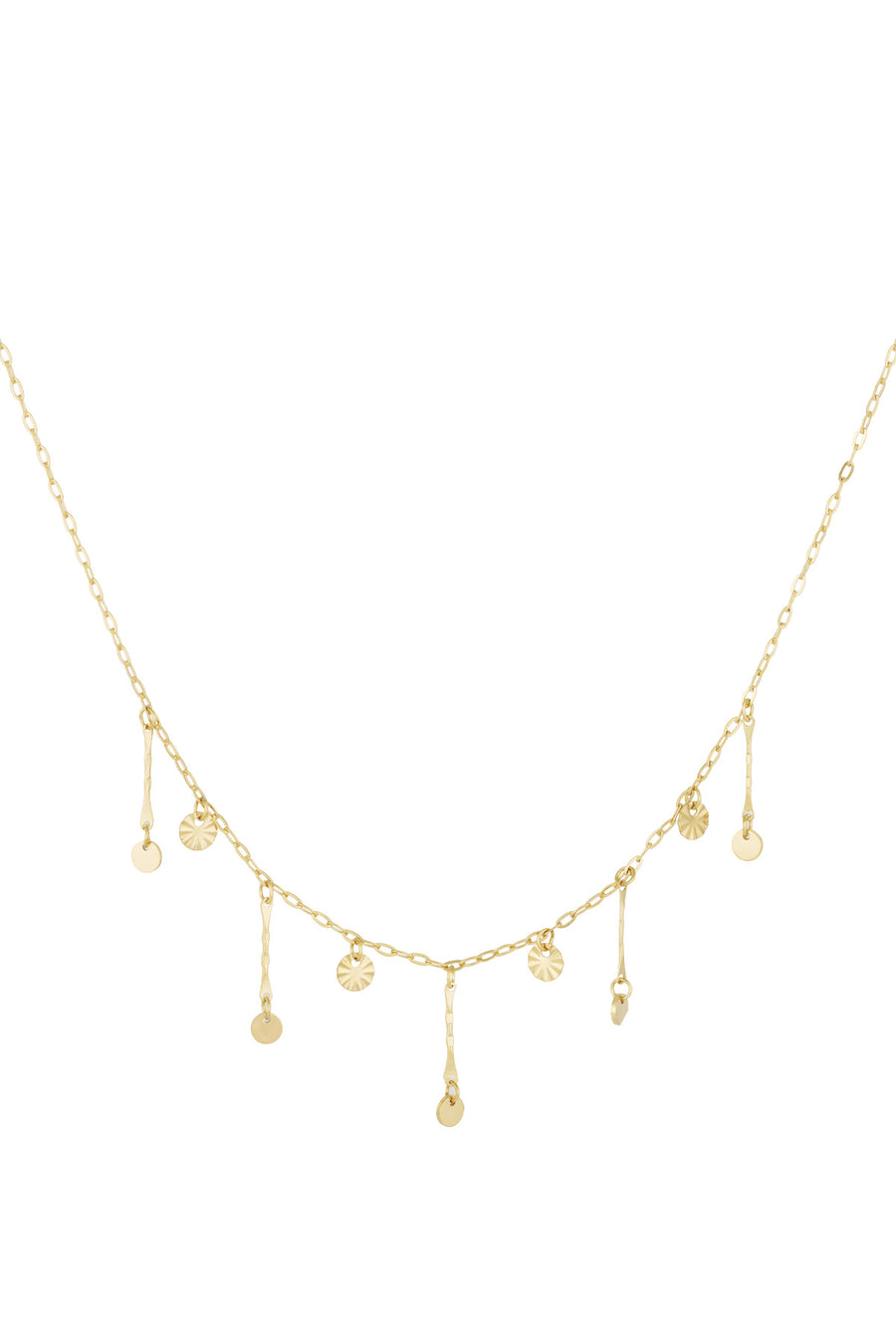 Golden Glimmer Necklace - Gold kleur