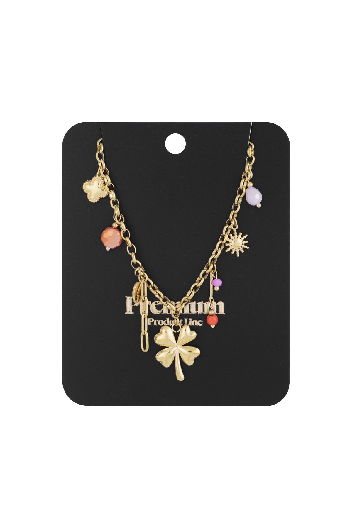 Lucky Charm Necklace - Gold kleur