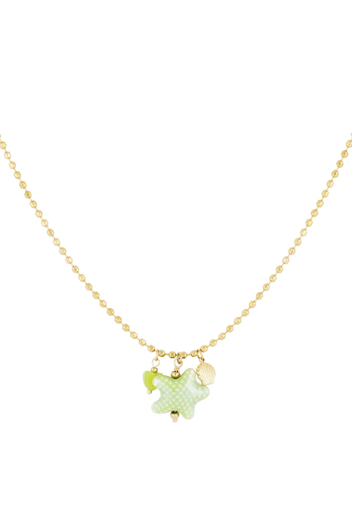 beachside ketting - groen &
