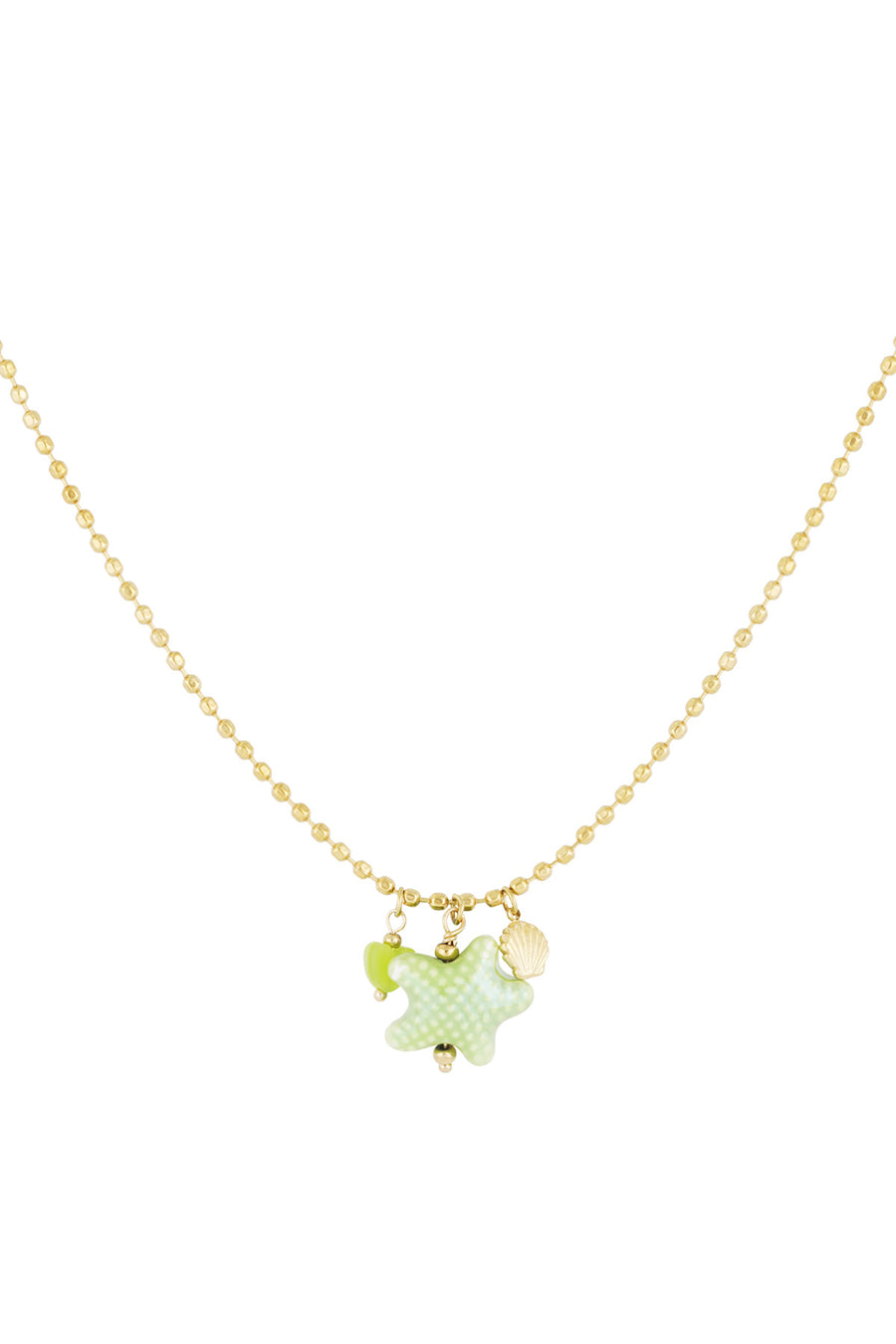 beachside ketting - groen &