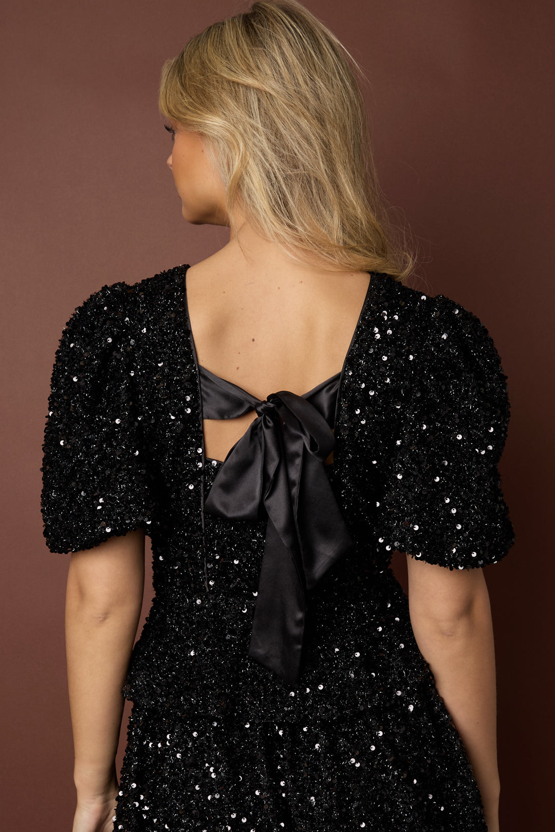 Dames elegante top van polyester met pailletten – productfoto 7