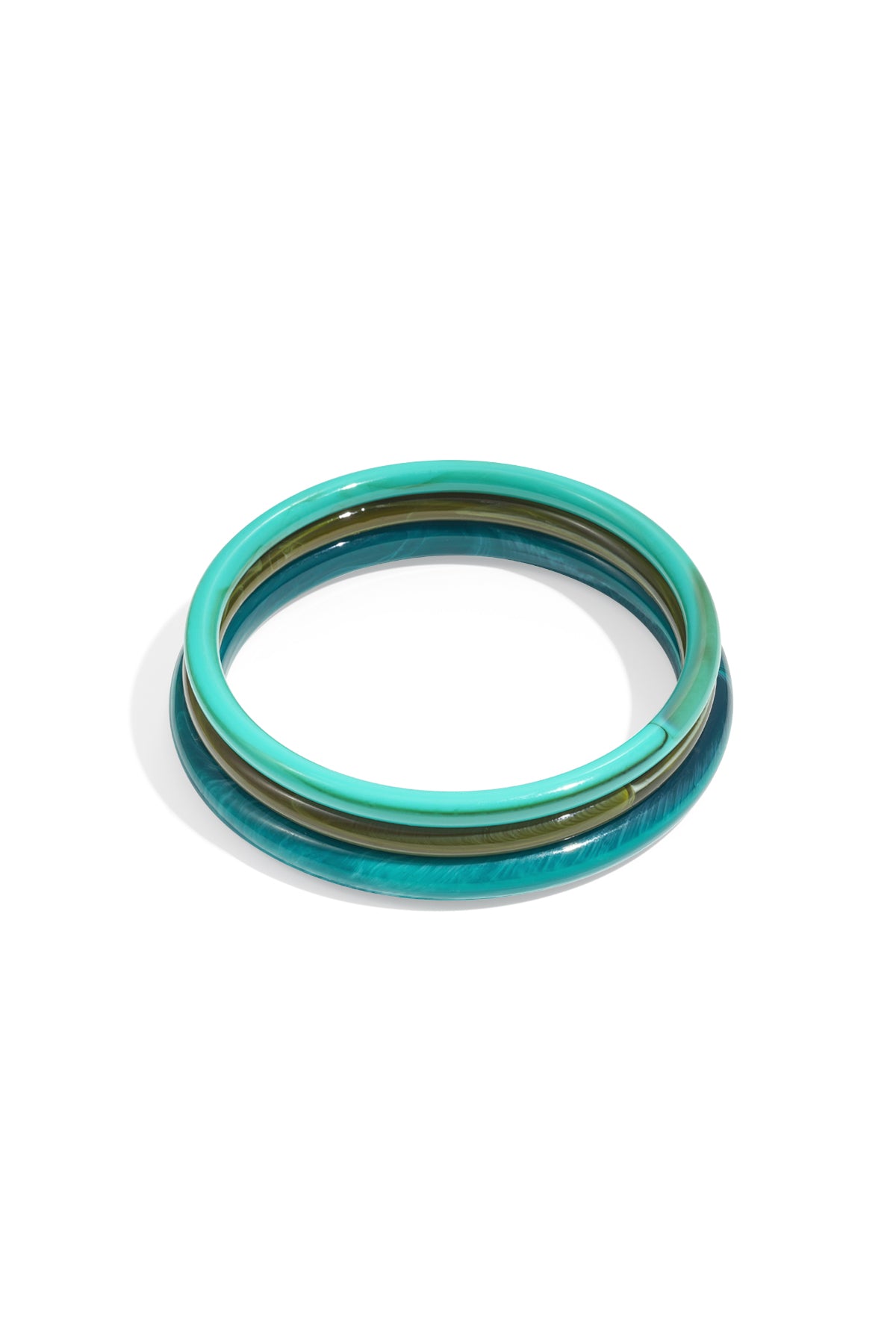 Women's Acrylic Plain Bangle – Multiple Colours