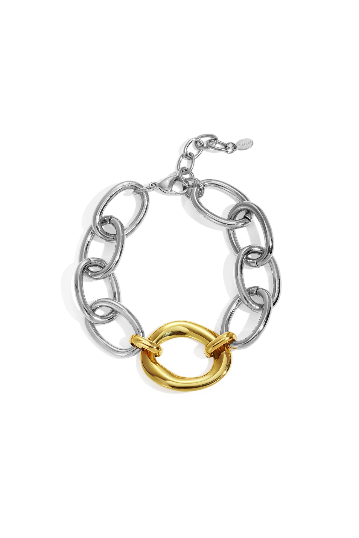 Women's Stainless Steel Link Chain Bracelet – Multiple Colors