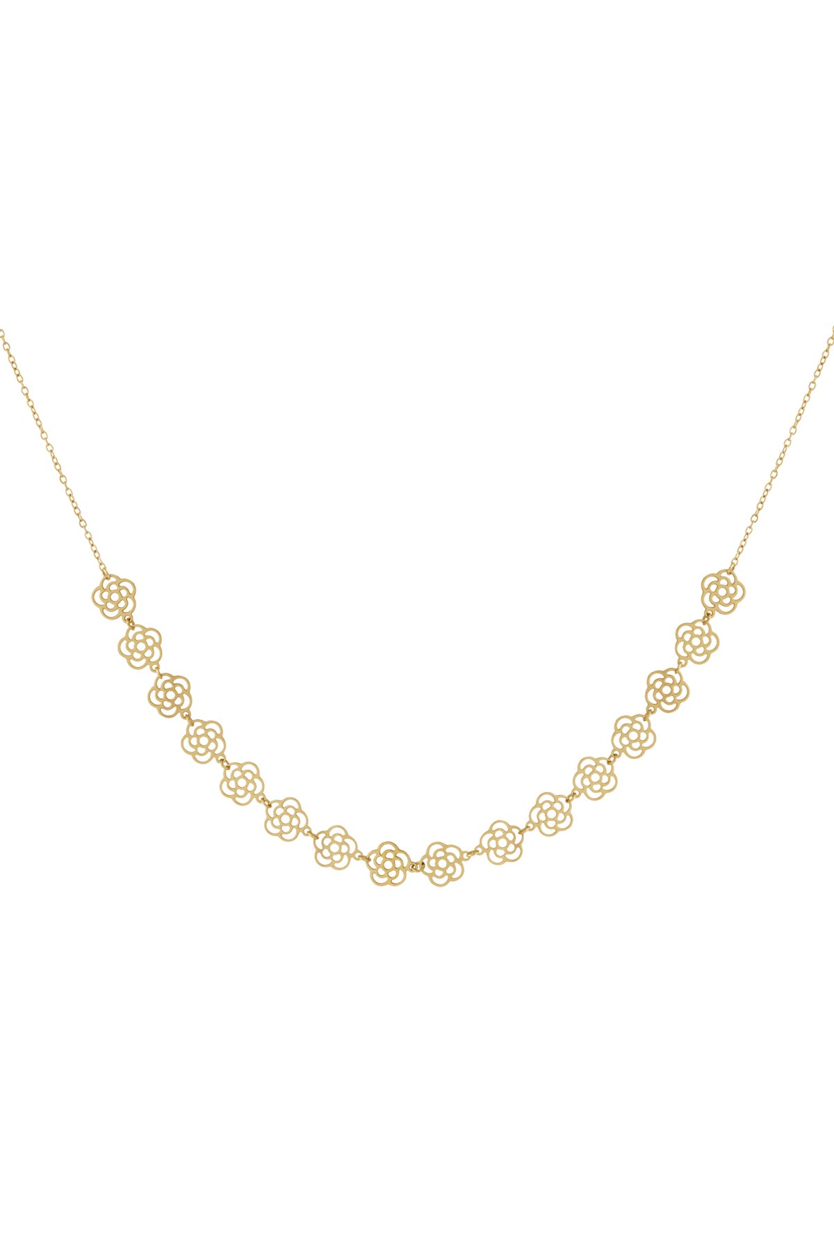 Bloemenliefde ketting