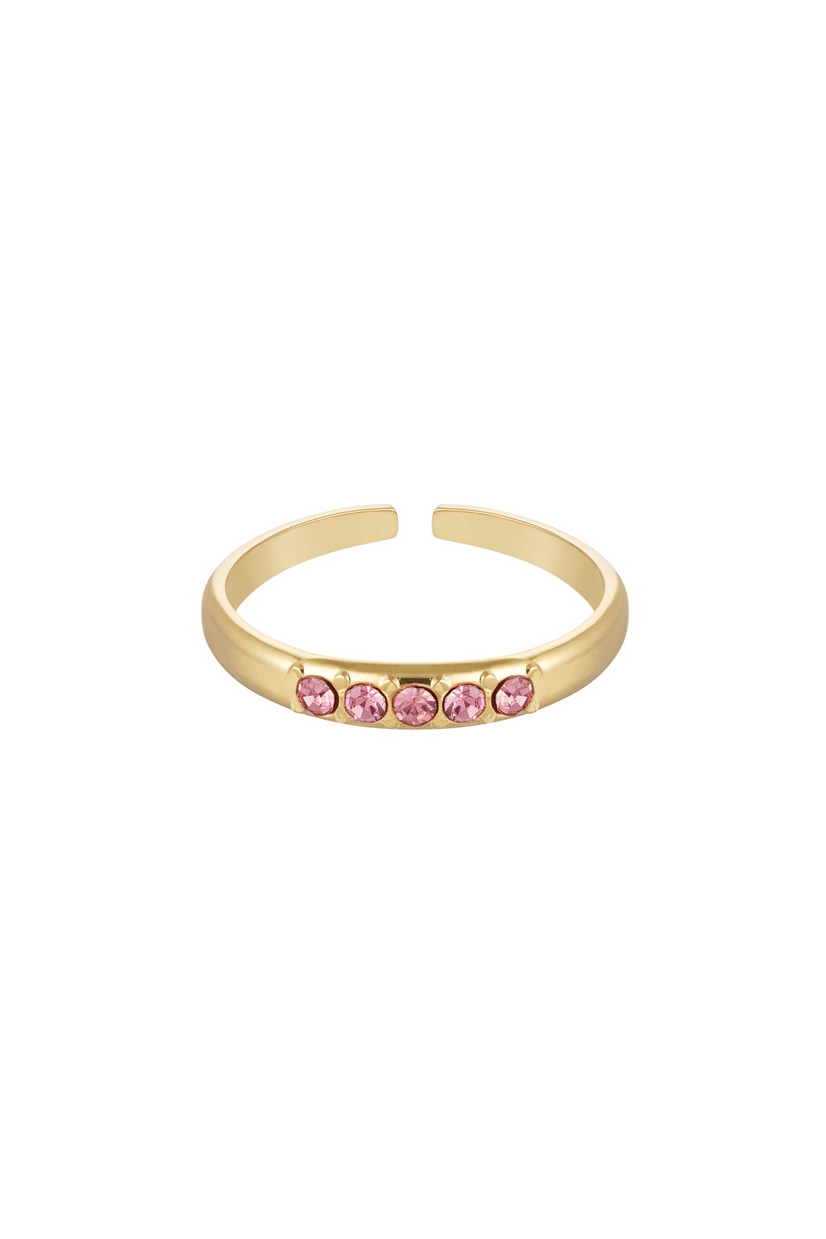 Minimalist Stainless Steel Round Ring for Women – Multiple Colors