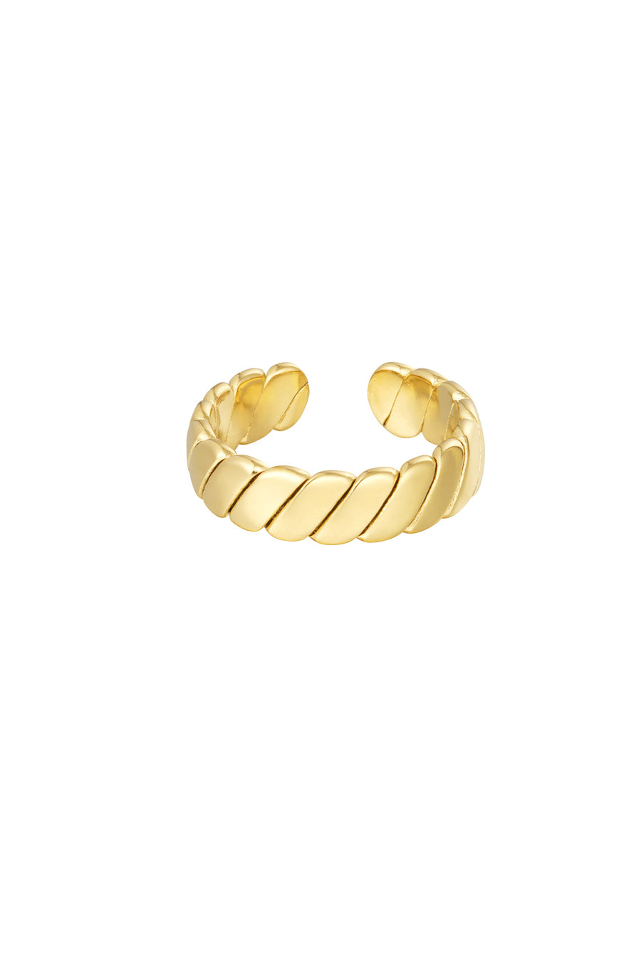 Bague minimaliste pour femme en acier inoxydable – doré et argenté
