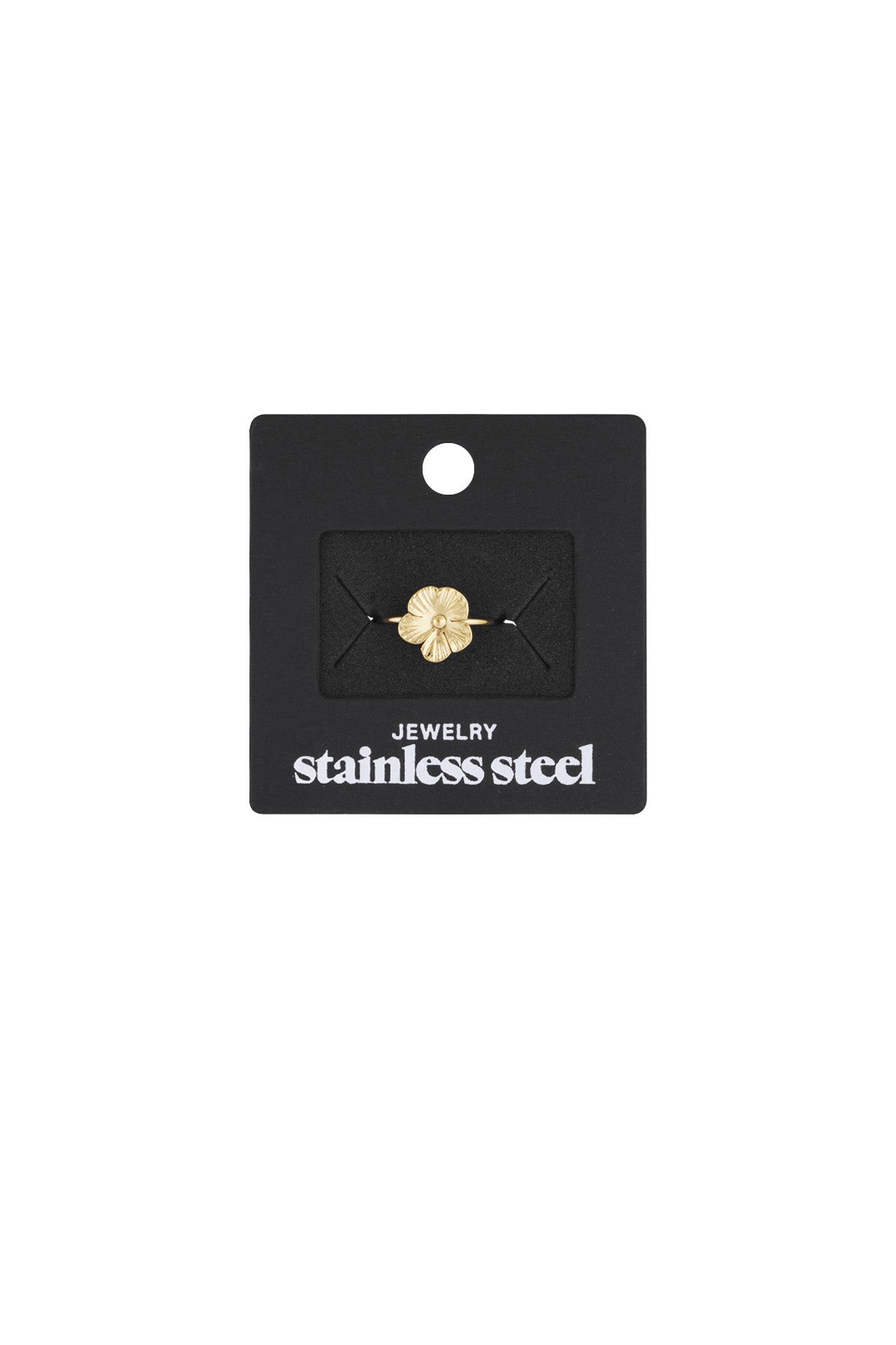 Minimalist ring for women in stainless steel – gold and silver-colored – image 3
