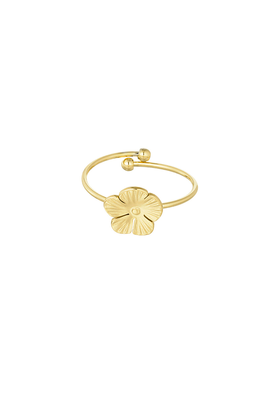 Bague minimaliste pour femmes en acier inoxydable – coloris or et argent