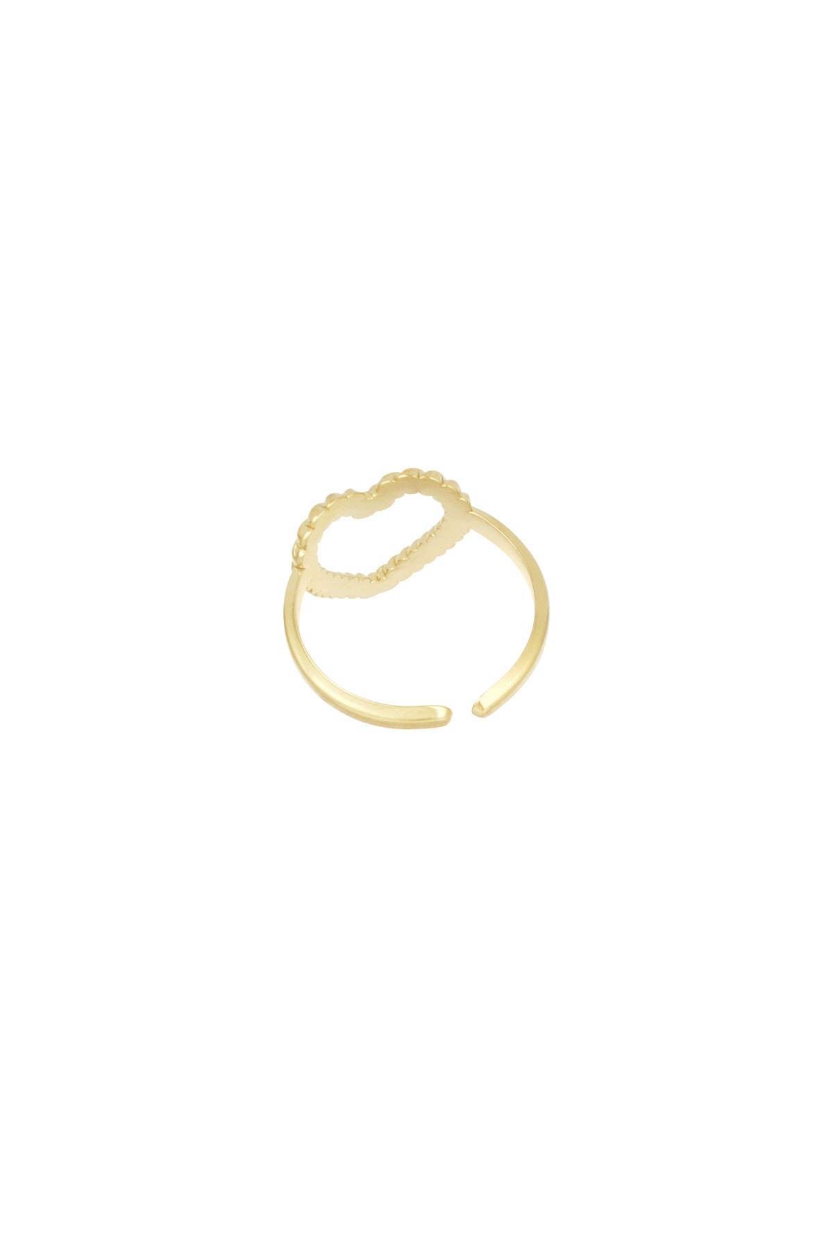 Minimalist stainless steel ring for women – gold and silver-colored – image 3
