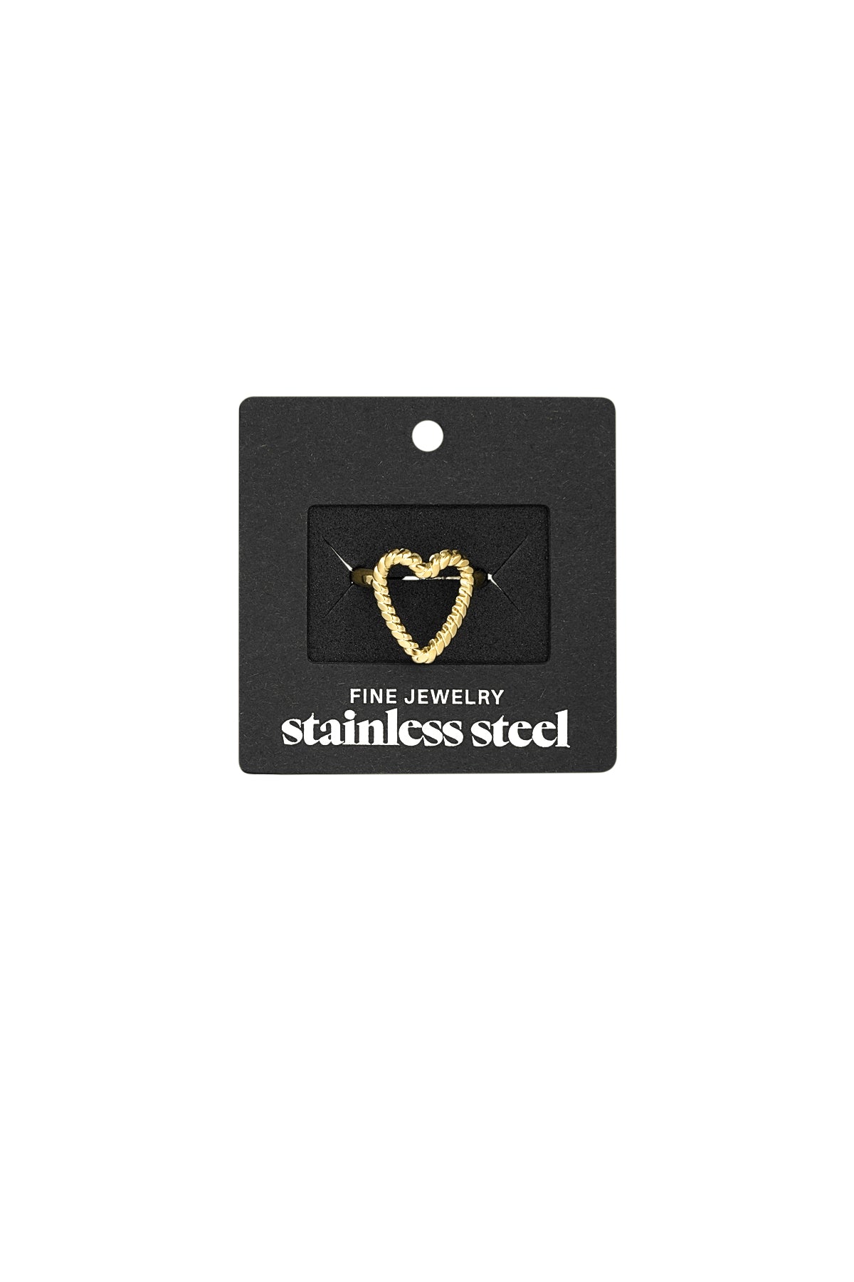 Minimalist stainless steel ring for women – gold and silver-colored – image 4