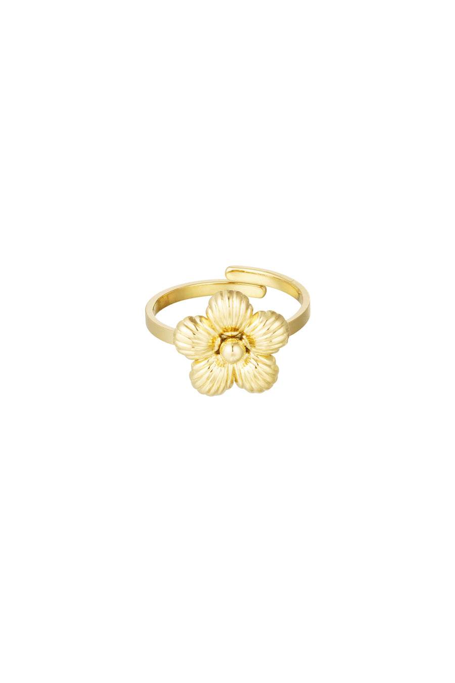 Bague fantaisie pour femmes en acier inoxydable – doré et argenté