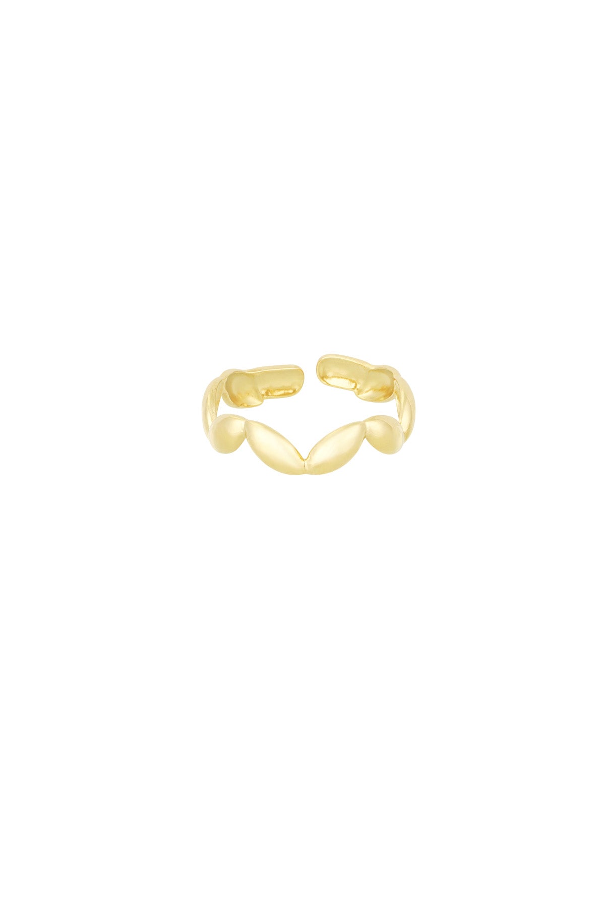 Bague minimaliste pour femme en acier inoxydable – dorée et argentée
