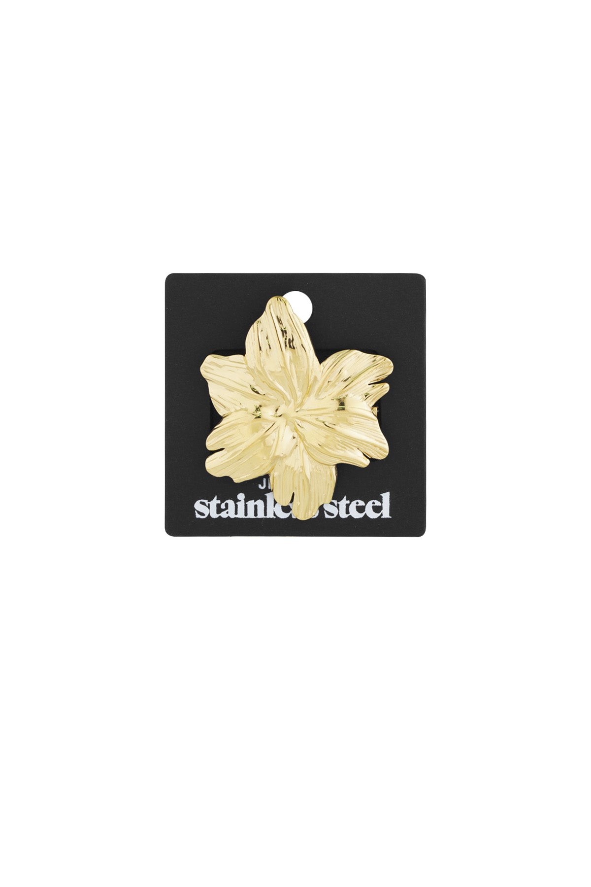 Stainless Steel Brooch for Women – Gold and Silver Tone – image 3