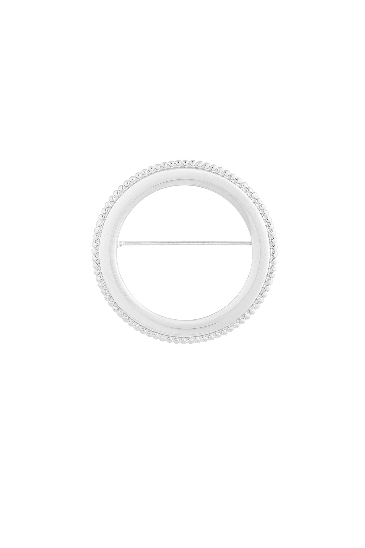 Stainless steel brooch for women – gold-tone and silver-tone