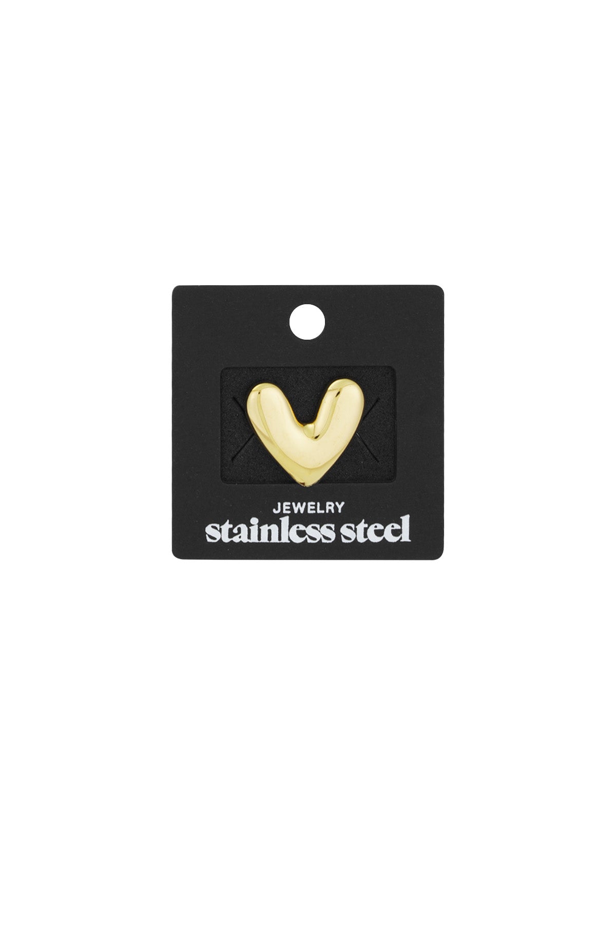 Women's stainless steel brooch – gold-tone and silver-tone – image 3