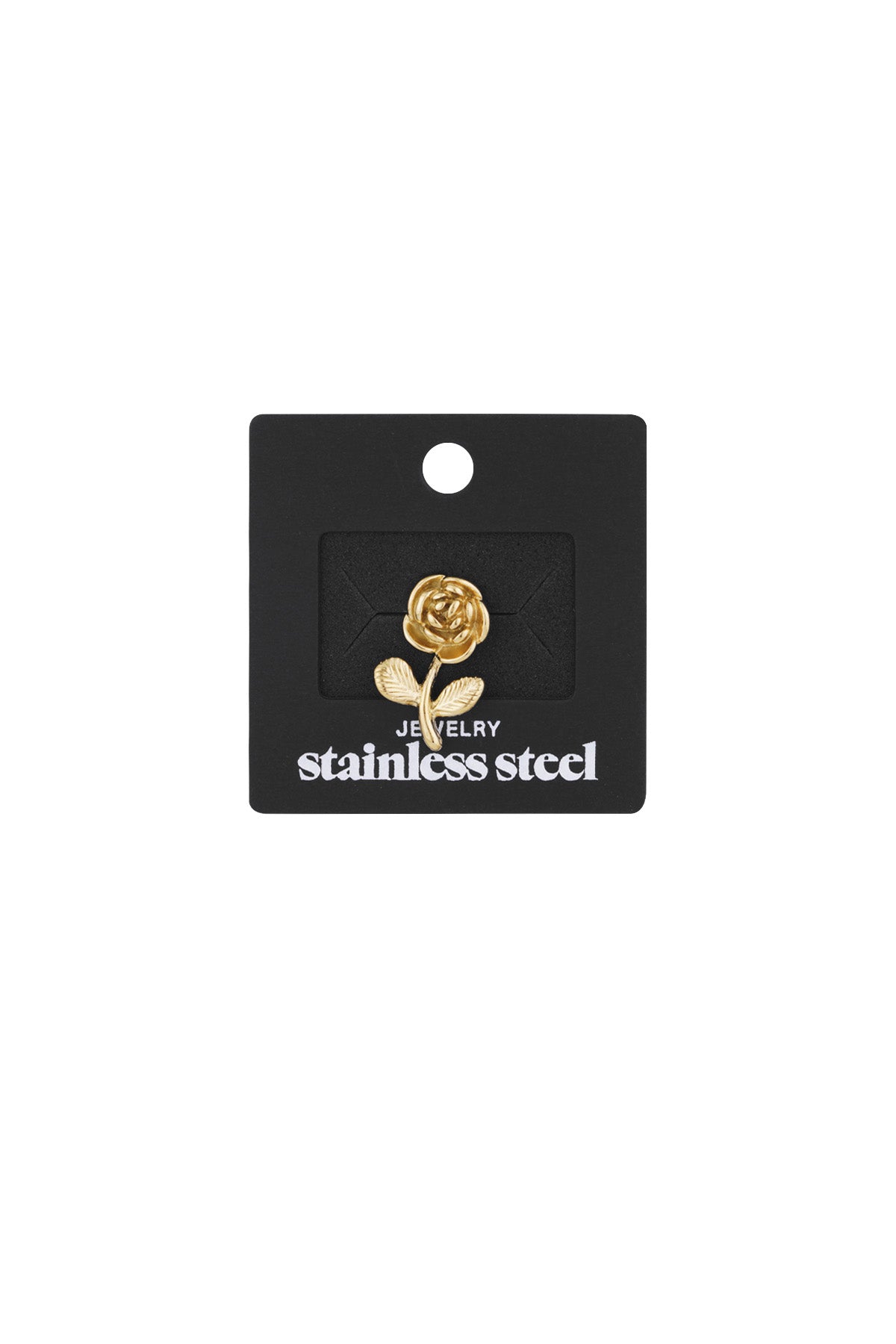 Women's Stainless Steel Brooch – Gold and Silver Tone – image 3